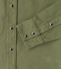 Division Road 235-OLV - Western - 13oz Military Serge Twill Olive Drab