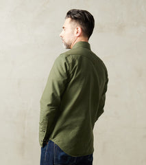Division Road 235-OLV - Western - 13oz Military Serge Twill Olive Drab