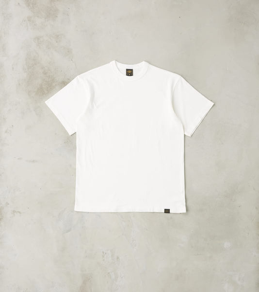 Crew Neck White Solid T Shirt - Hola