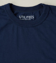 UTIL-NAV - UTILITEES Crew Neck T-Shirt - 5.5oz Loopwheel Navy