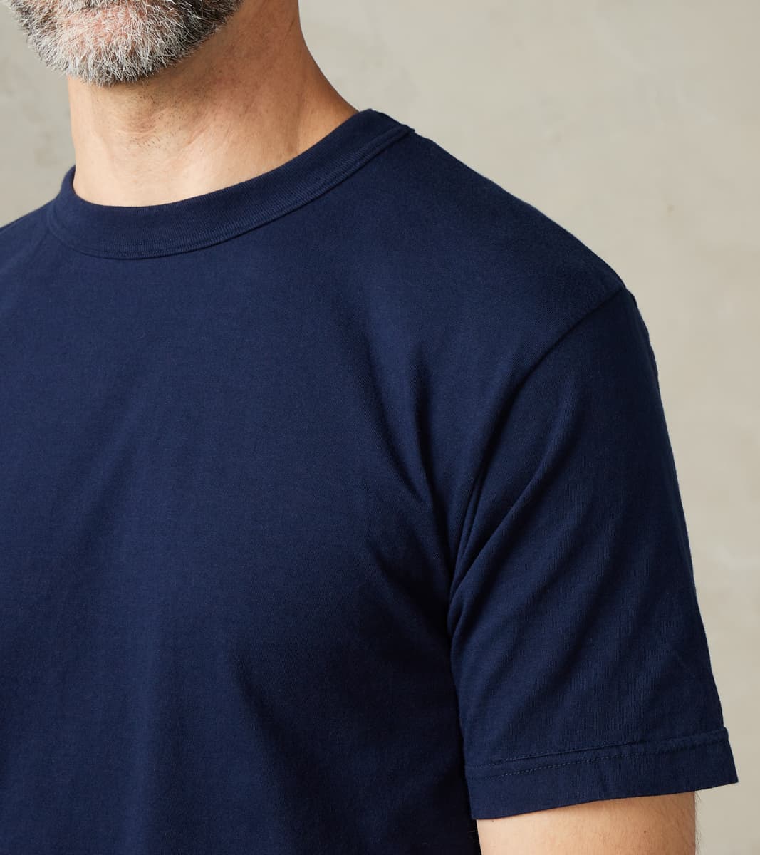 UTIL-NAV - UTILITEES Crew Neck T-Shirt - 5.5oz Loopwheel Navy