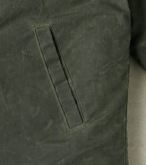 N-1 Deck Jacket - 7oz Martexin Waxed Sailcloth - Dark Moss