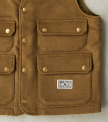 Hunter Vest Retaia - Olive Melton Wool