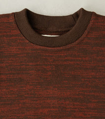 Crewneck Sweater - Brown & Tobacco Melange