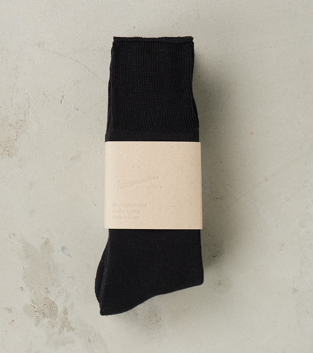 Anonymous Ism Full Pile Cotton Crew - 2 Pack - Black – Division