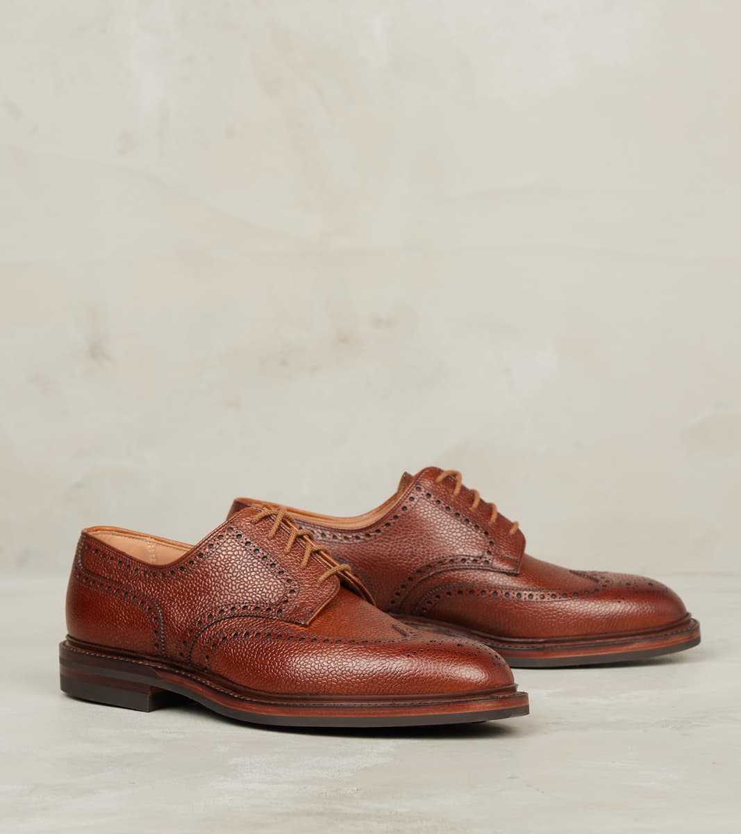 Crockett & Jones Pembroke - 325 - Dainite - Tan Scotch Grain Calf