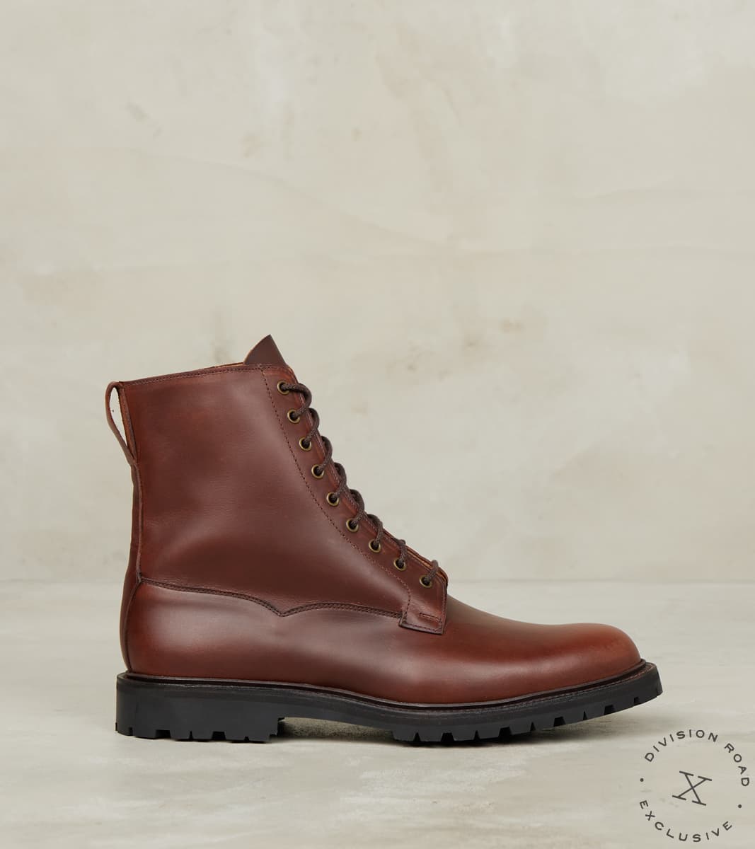 Division Road Crockett & Jones x Division Road Arran - 365 - Vibram Carrarmato - Teak Oiled Sides