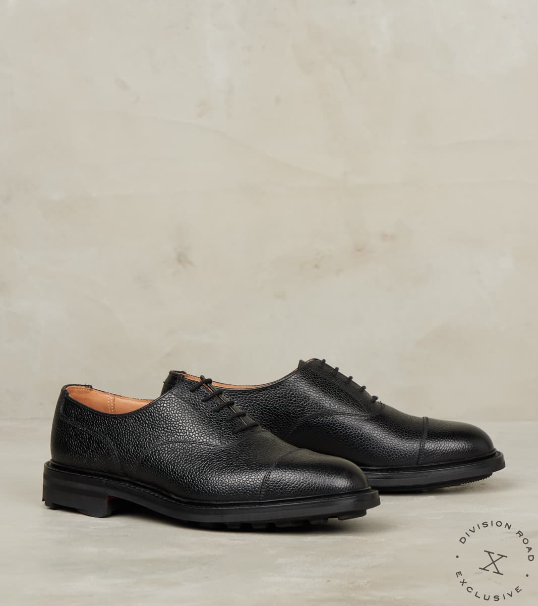 Crockett & Jones x DR Exeter - 375 - Ridgeway - Black Scotch Grain