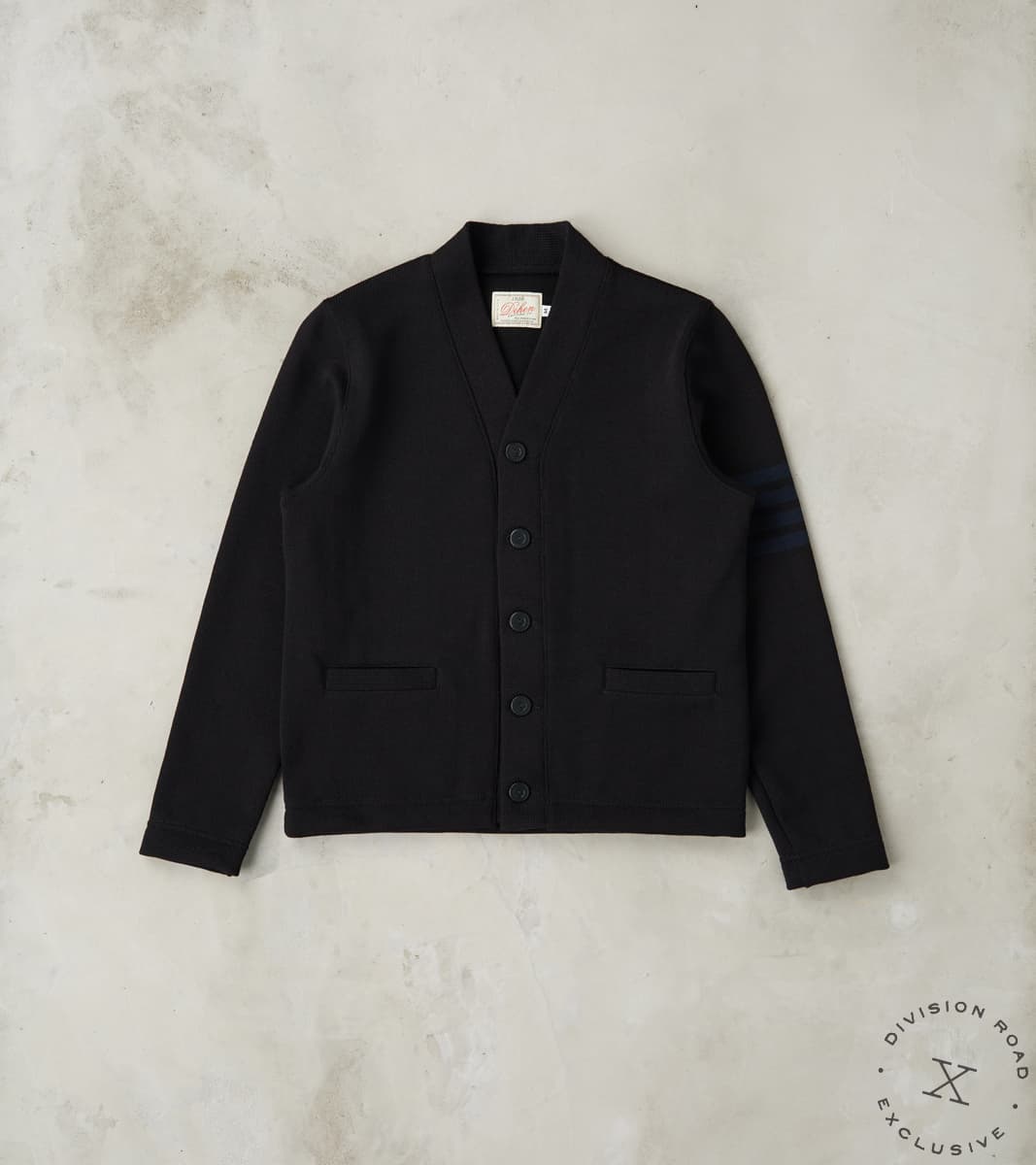 Barrister Cardigan Black