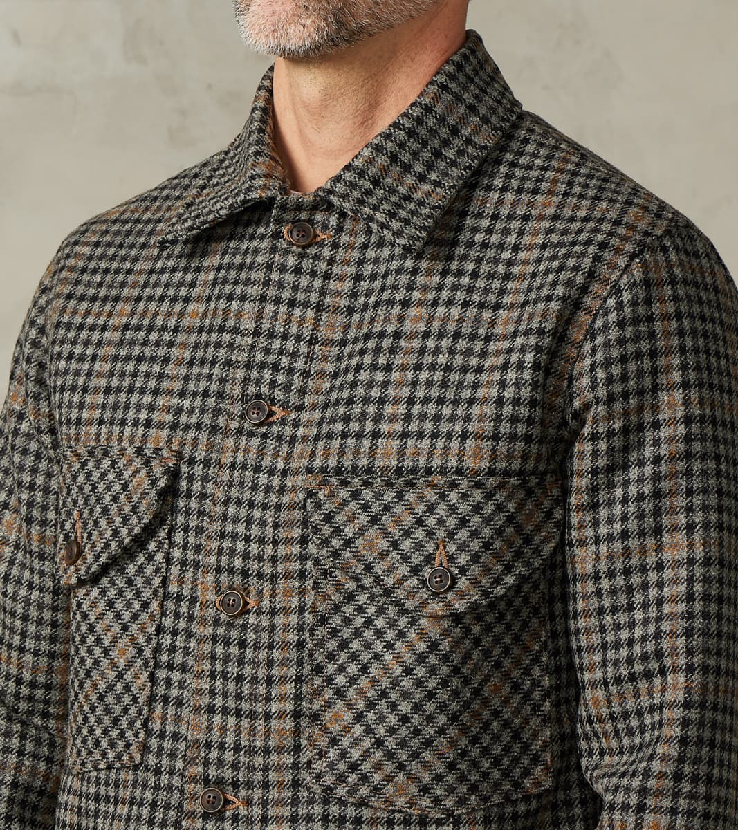 Skyline Overshirt - Lovat® Tweed Twill - London Town Grey Check