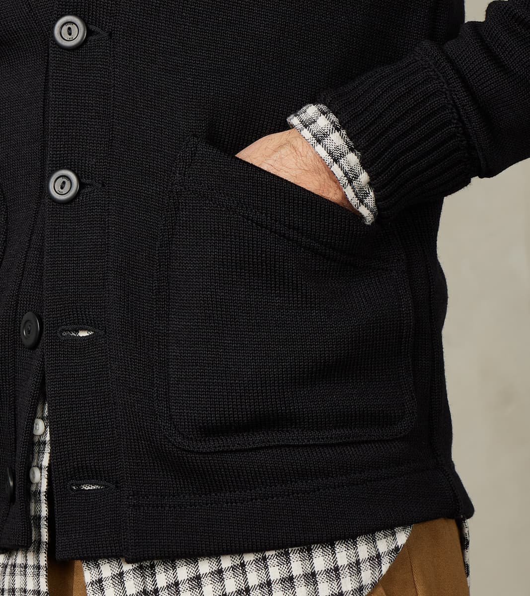 Shawl Cardigan - Black