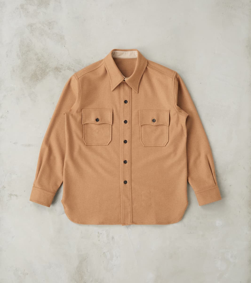 Fortela CPO 2.0 Shirt - Camel Wool Twill – Division Road, Inc.