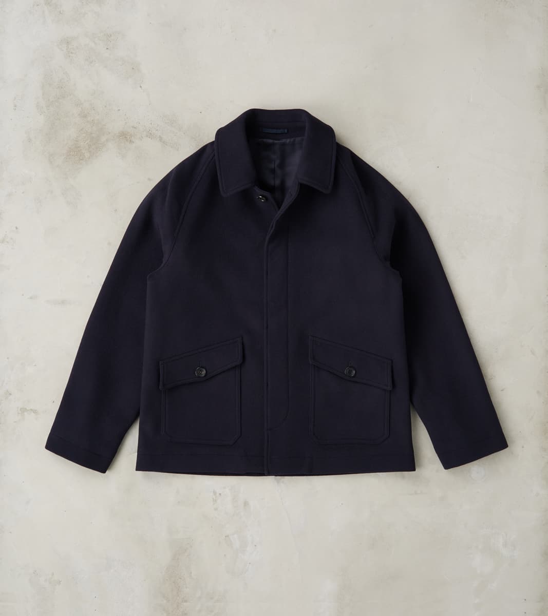 fortela ワークジャケット　48 Fortela Roger Jacket - Navy Superfine Wool Twill – Division Road, Inc.
