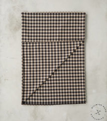 Brown Checkmate Twill Flannel Blanket