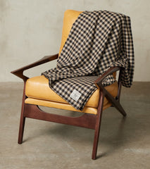 Fox Brothers® x Division Road Brown Checkmate Twill Flannel Blanket
