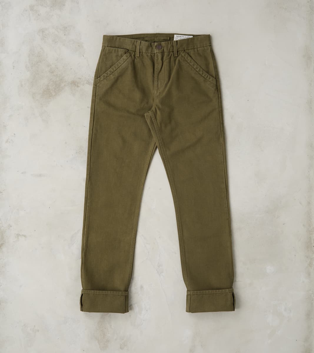 Freenote Cloth Workers Chino - 14oz Japanese Military Slub Canvas