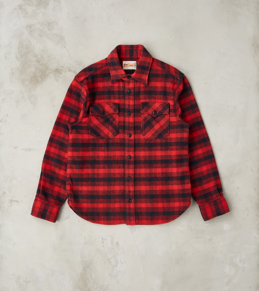 Freenote Cloth Scout - Japanese Flannel - Furnace Red Plaid Freenote Cloth Scout - Japanese Flannel - Furnace Red Plaid