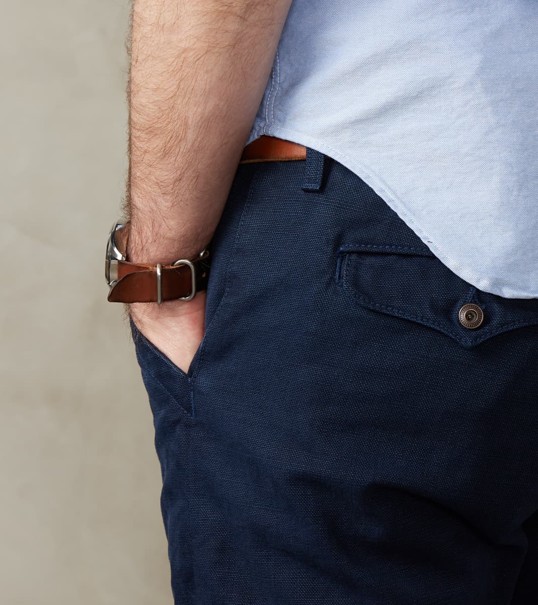 Workers Chino - 14oz Japanese Military Slub Canvas - Navy
