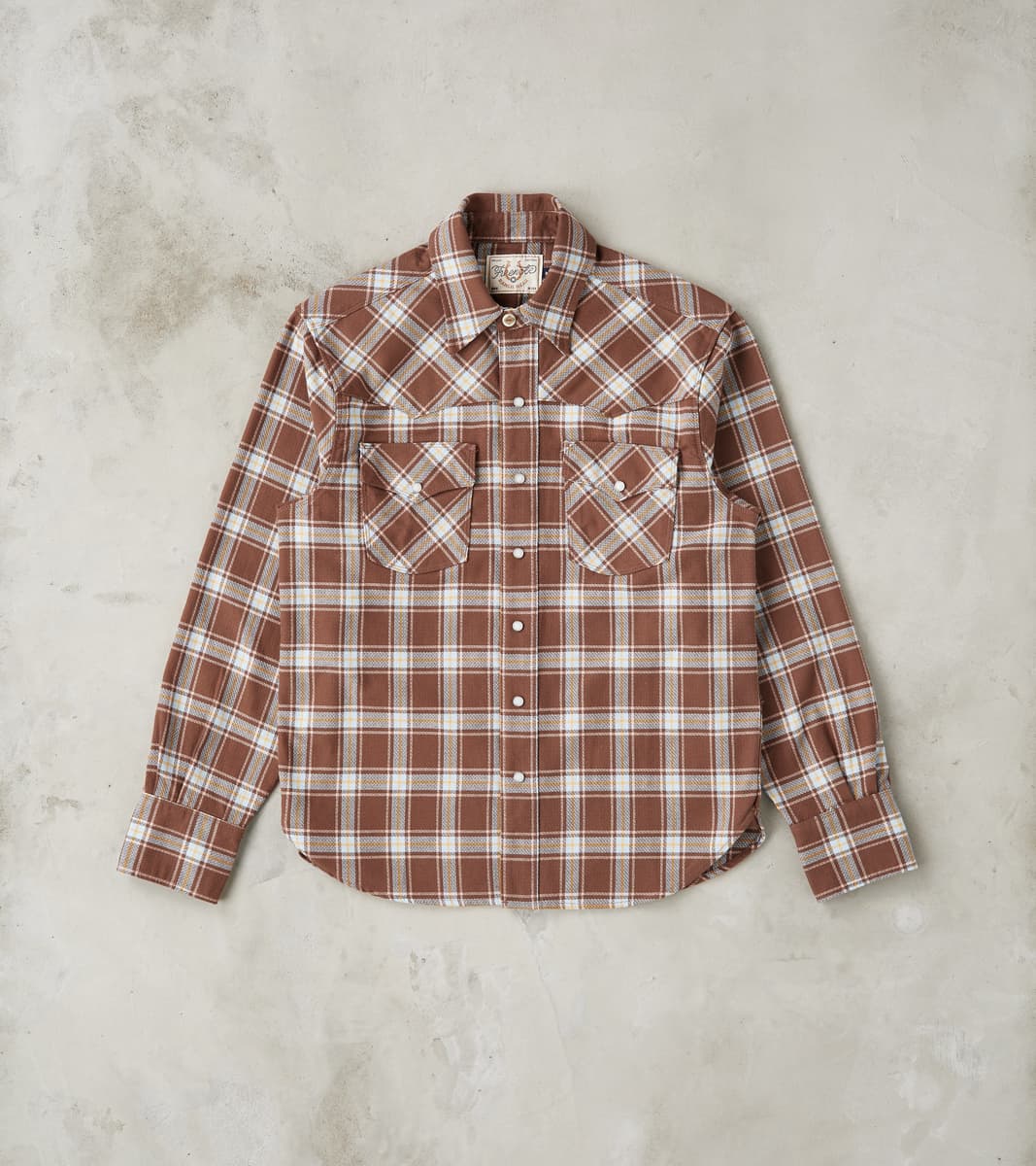 Freenote Cloth Western Scout - Archive Japanese Twill - Brown