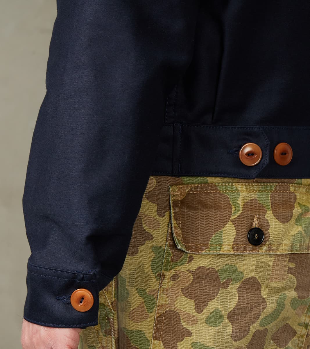 Grafton Jacket - Japanese Moleskin - Navy