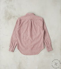 Japanese Cotton/Linen Slub Chambray - Rust