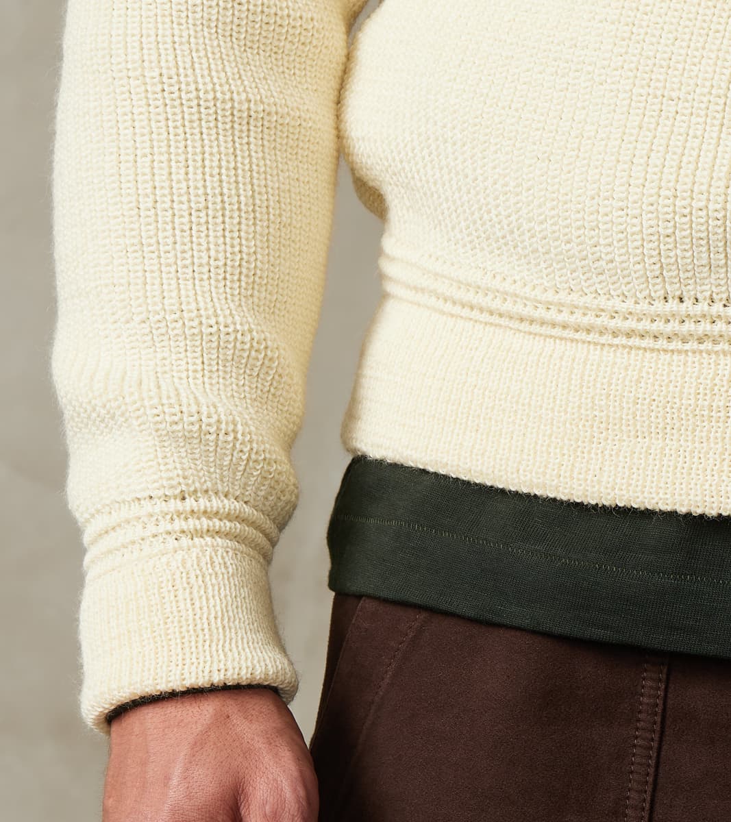 Rundhals Crewneck Sweater - Seashell