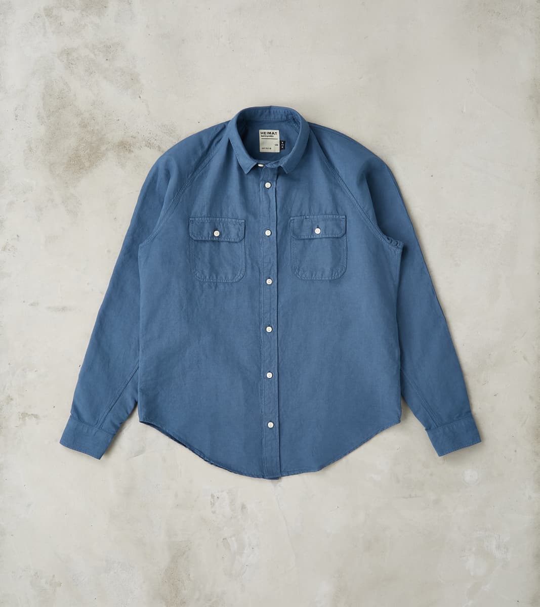 Heimat Textil Arbeitshemd Work Shirt - Garment Dyed Cotton Hemp