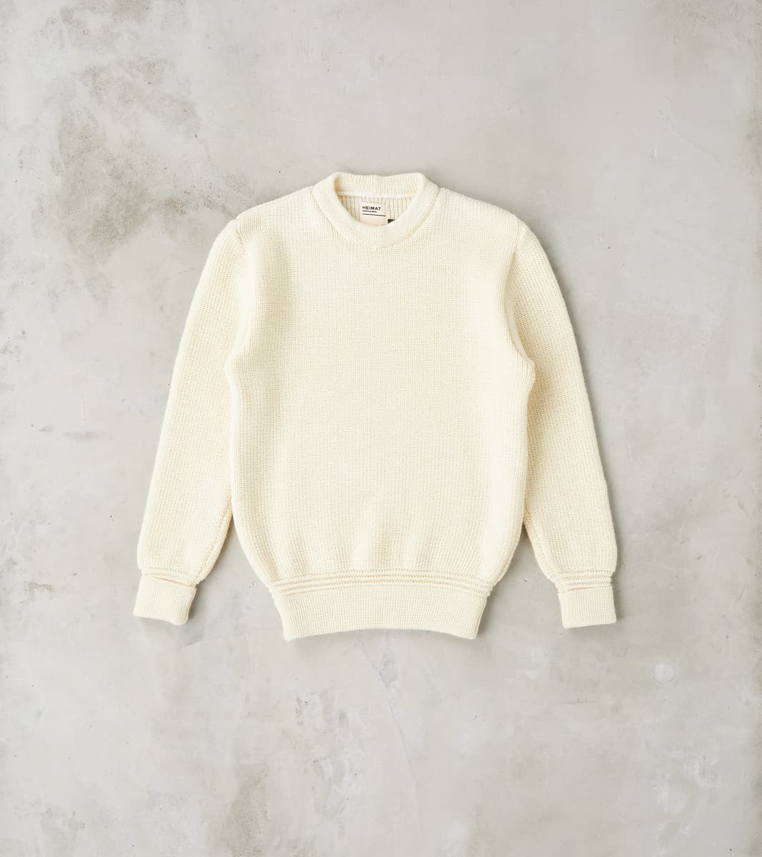 Heimat Textil Rundhals Crewneck Sweater - Seashell – Division Road