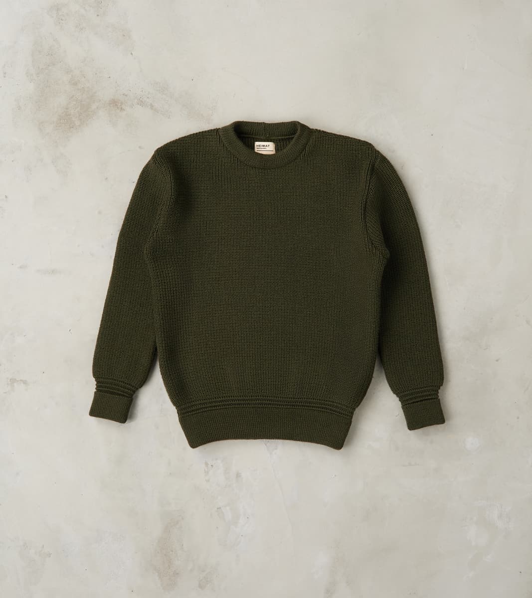 Rundhals Crewneck Sweater Military Green