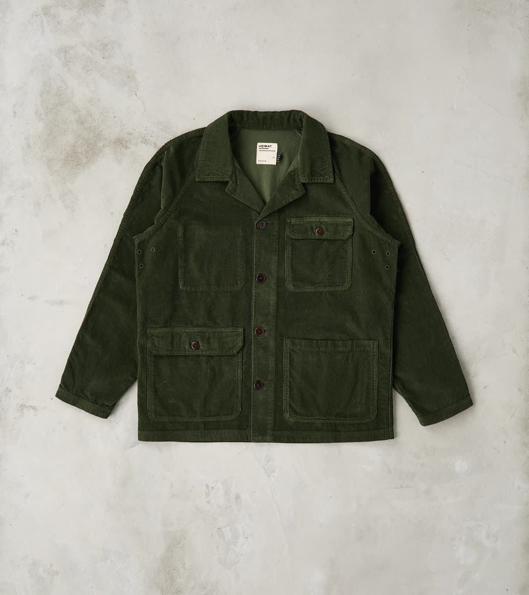 Heimat Textil Journey Coat - Military Green Corduroy – Division