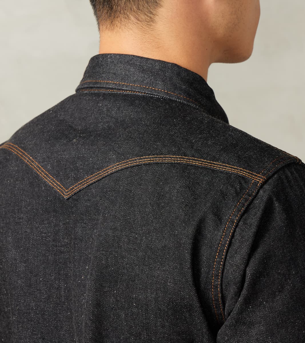 33-BLK - Western - 12oz Selvedge Denim Black