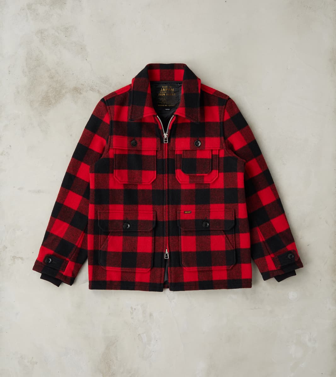 Coat Red Buffalo Check Vest Red Buffalo Plaid Men's Bomber Jacket