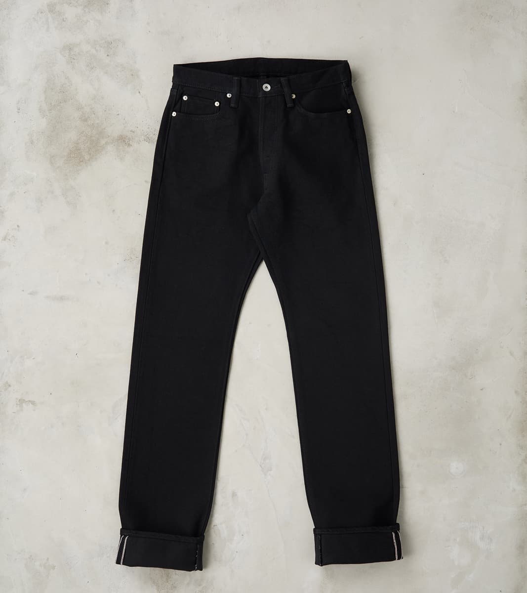 Iron Heart 888S-SBG - High Rise Relaxed Tapered - 21oz Superblack