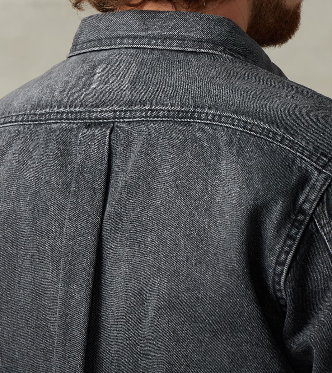 CPO Shirt - 13oz Fade Wash Denim - Dark Grey