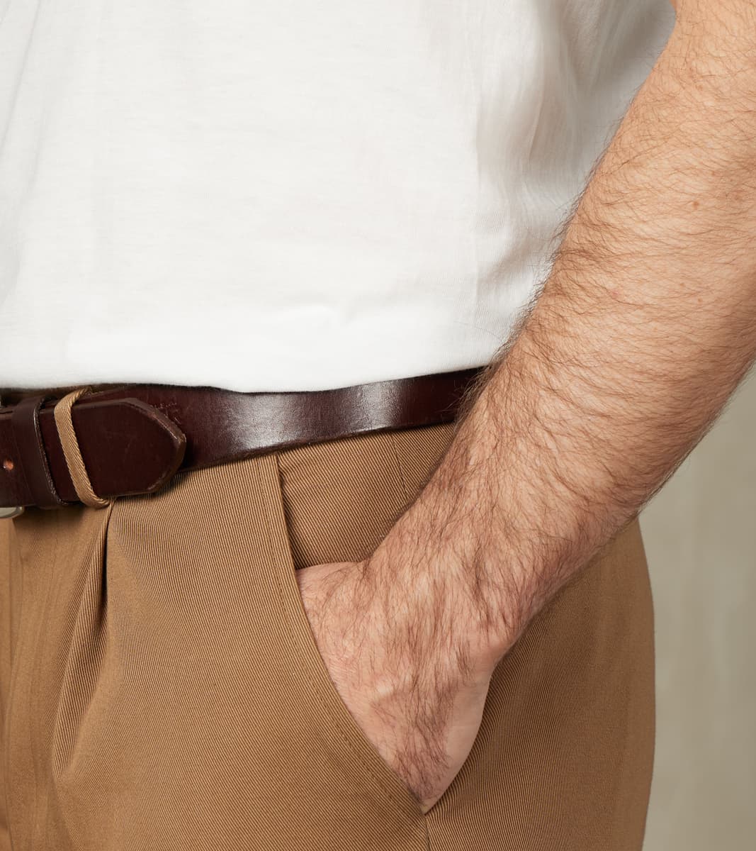 1950s Good Originals - 4.6oz Loopwheeled 1-Thread T-Shirt - 01 White