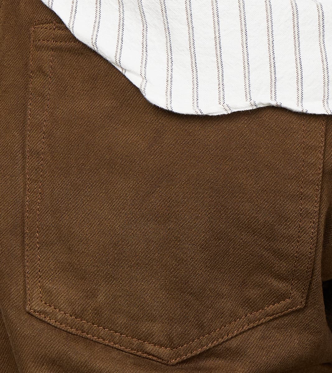 MMJZ6403 - #100 Straight - Moss Dyed Selvedge Twill
