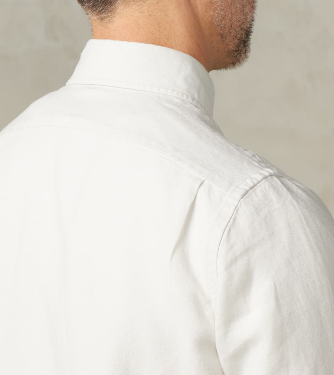 American Camp Shirt - Spence Bryson® Bone Irish Linen