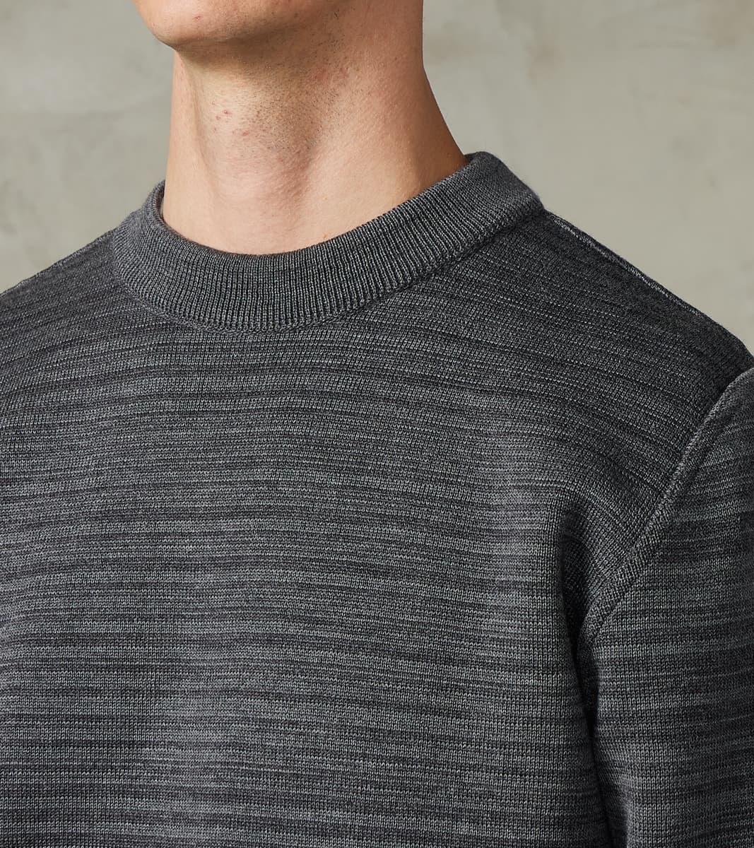 Given III Crewneck - Gneiss Grey