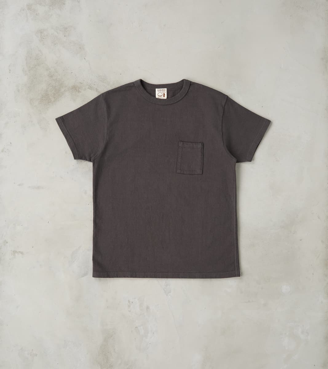 Samurai - SJST-SC03 Japanese Cotton Short Sleeve Pocket T-Shirt