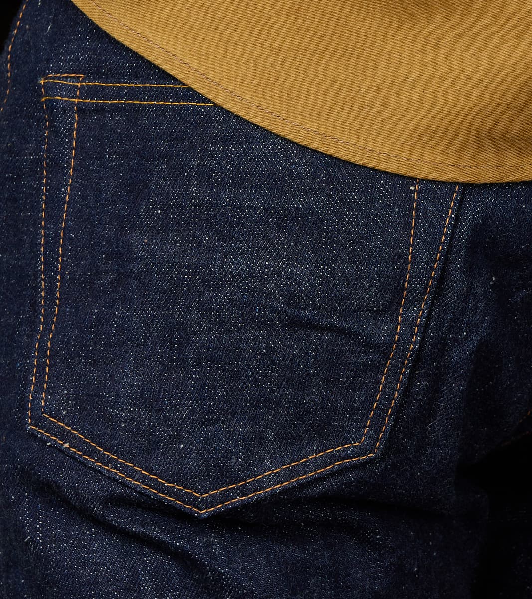 S211AX 18oz Ai-Benkei Natural Indigo - Relaxed Tapered