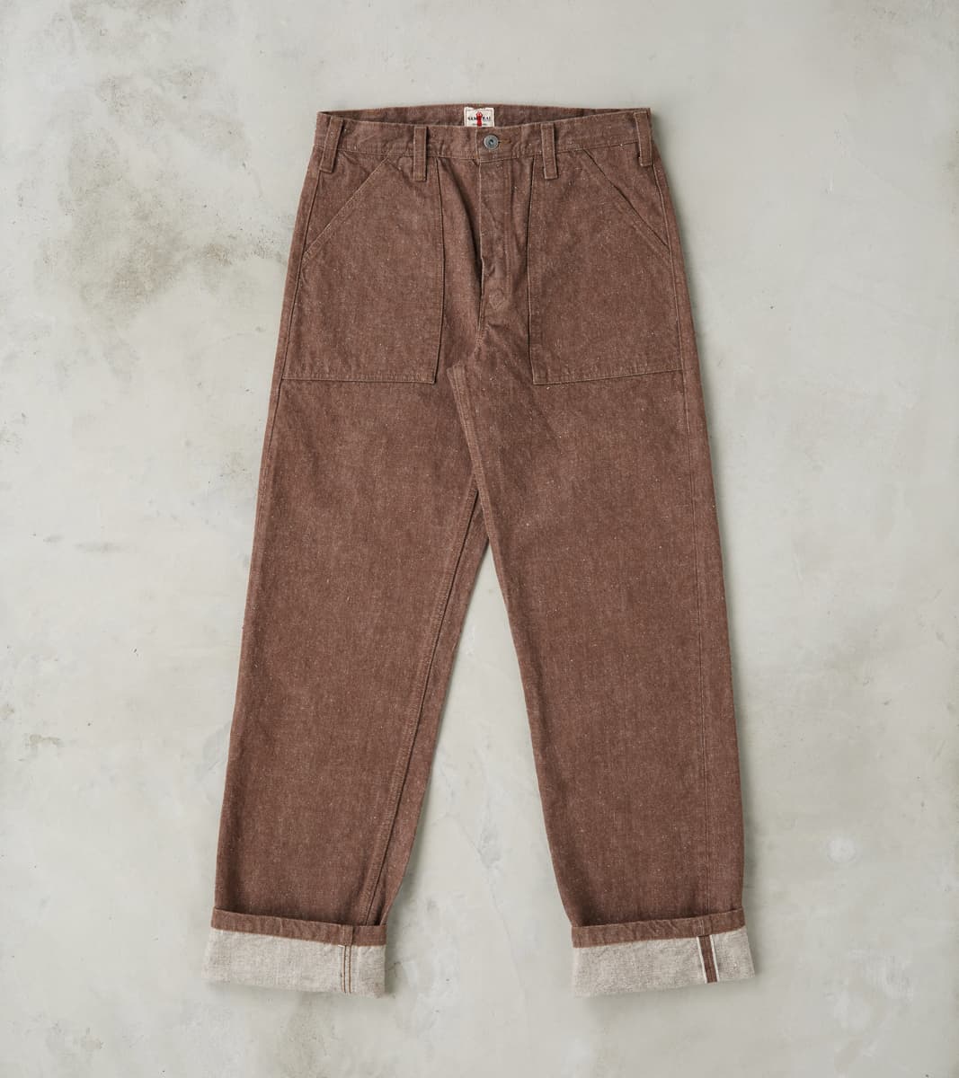 Samurai - SJ52BR 15oz Selvedge Denim Kanoko Brown Baker Pant