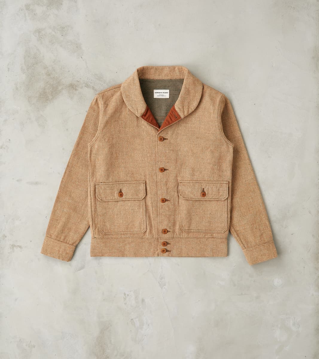 Samurai - S100NAJ25 Beige Elemental Flannel Cossack Jacket