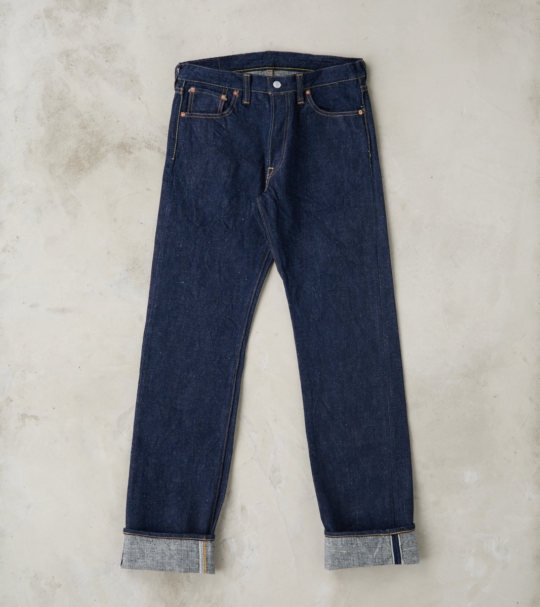 SAMURAIJENS☆S500AX18oz☆藍＋☆ポケットステッチ有☆34 Samurai - S500AX 18oz Ai Plus Benkei Natural Indigo - Regular