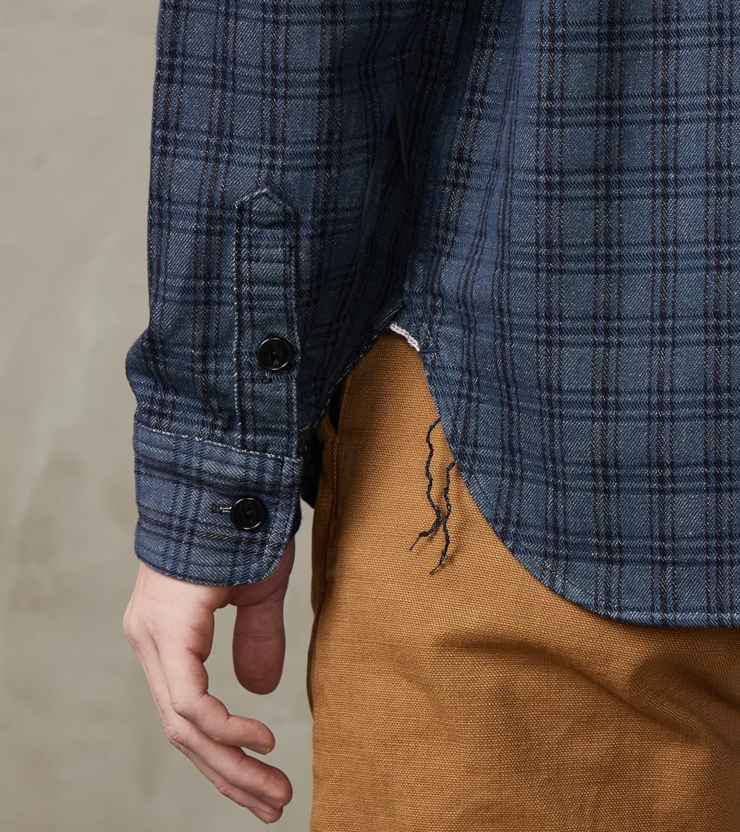 Indigo NY Check Jacquard Workshirt