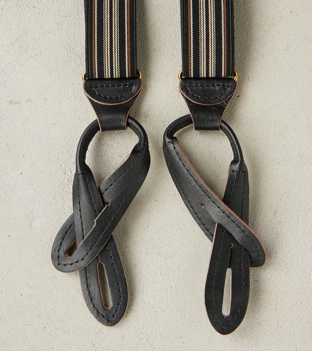 Lot. 005 Suspender - Black Stripe