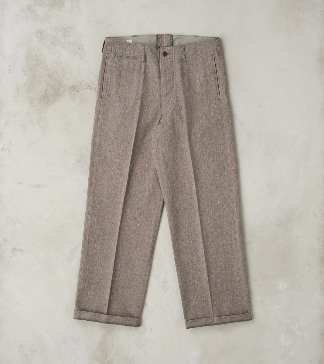 Taiga Takahashi T.T Lot. 221 Field Trousers - Kemonogasuri Cotton