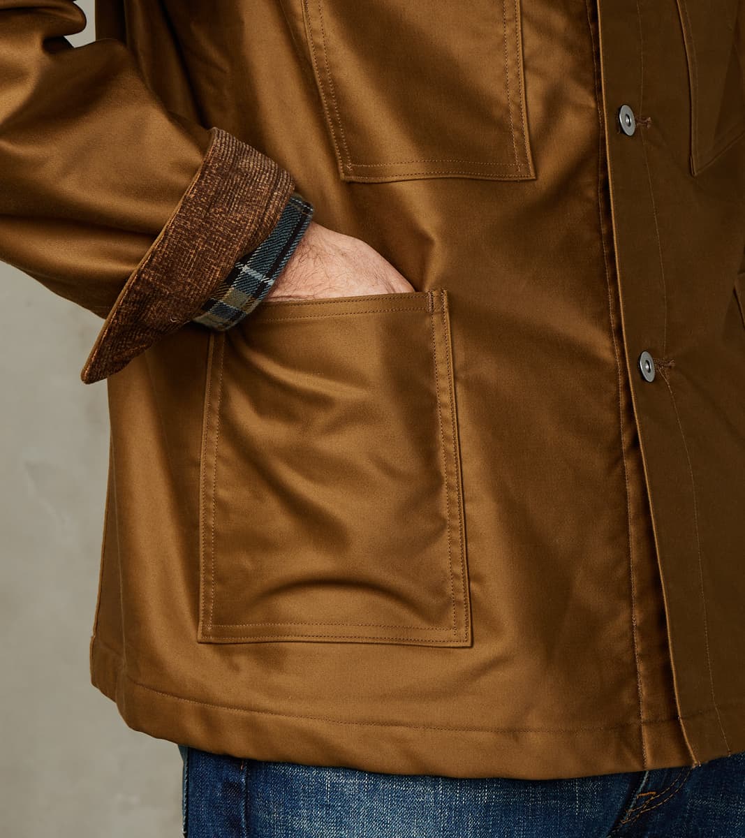 Lot. 304 Blanket Lining Coverall - Giza Moleskin - Camel