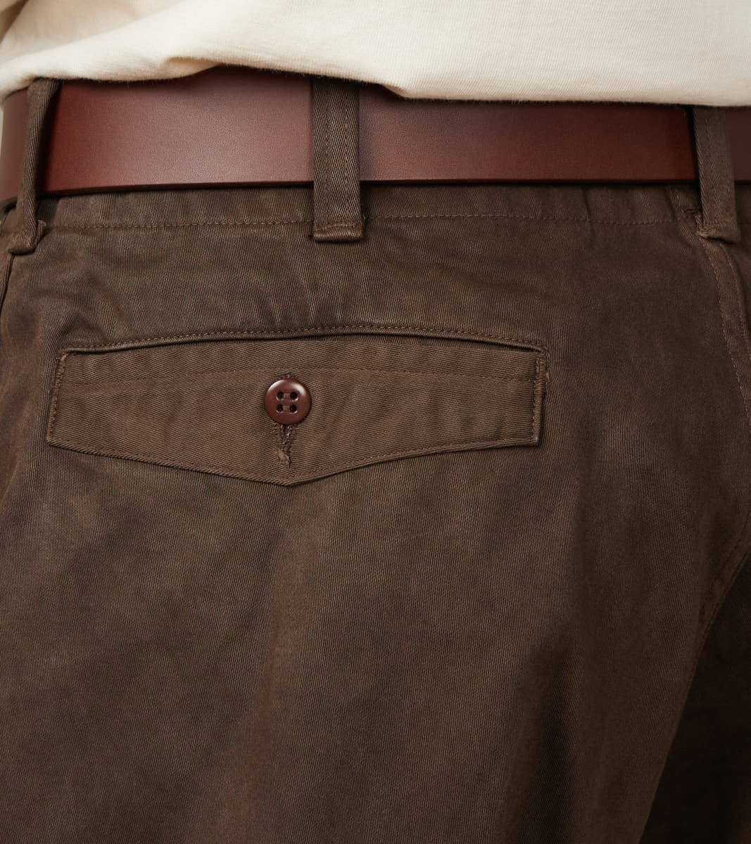 Lot. 202 Engineer Trousers - Chino Cloth - Mud Dyed Brown