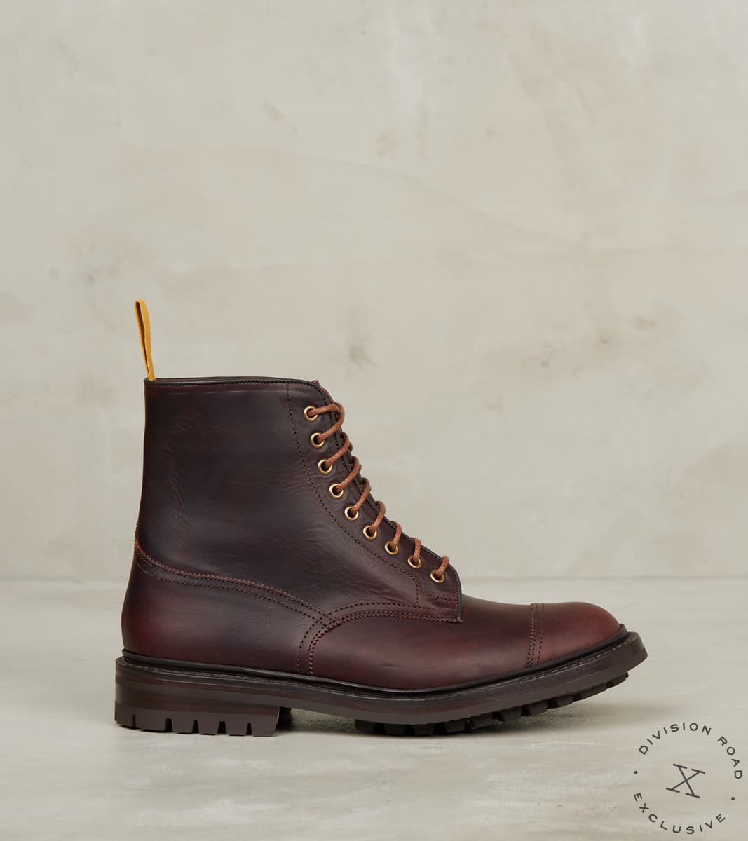 Tricker's x Division Road Churchill Boot - 4497 - Commando - Badalassi Tabacco Ca…