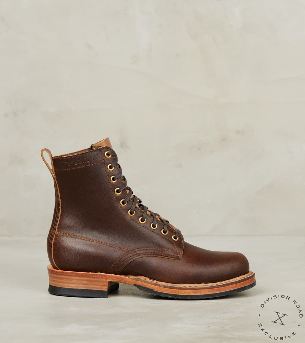 White's x Division Road Semi-Dress 375 - 55 - Half Comp - Horween Cinnamon Waxed …